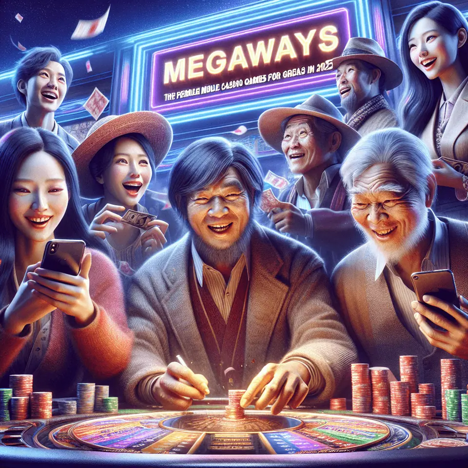 Megaways slot reels of different heights showing the ways-to-win counter