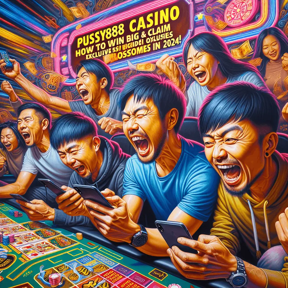 Pussy888 casino app showing slot games and promotion banners