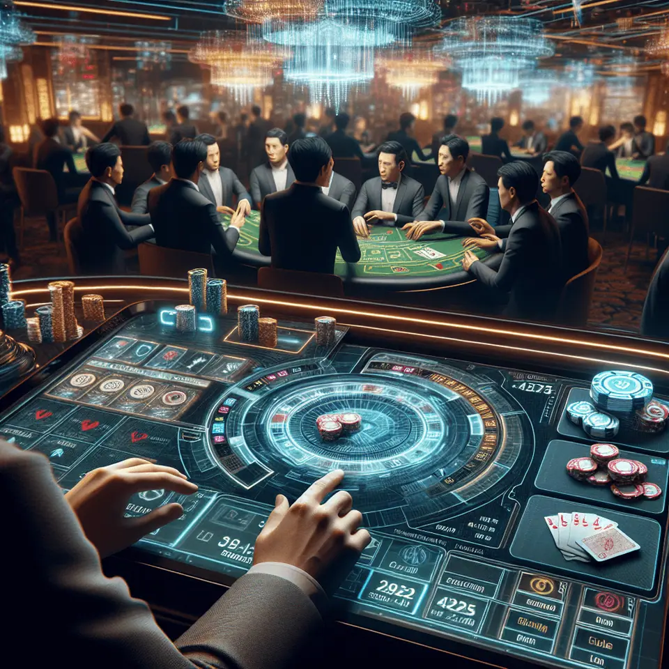 Chart-style illustration of 2025 online blackjack trends in Southeast Asia