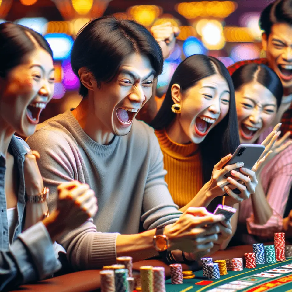 Poker player reviewing hand history in a digital tracking app