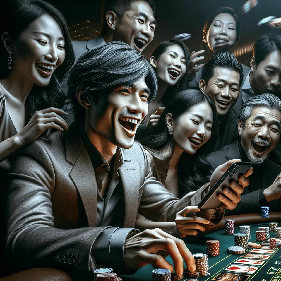 Texas Hold'em player reviewing betting statistics during an online hand
