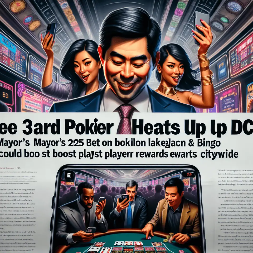 Three Card Poker table with cards and chips on an online casino screen
