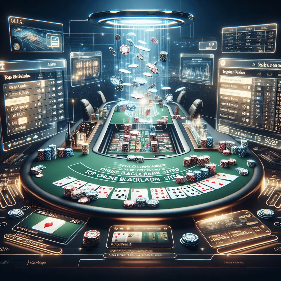 Top online blackjack sites of 2025 shown on a mobile phone