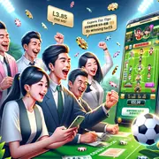 Football Star slot with stadium theme on the Royal Panda mobile app