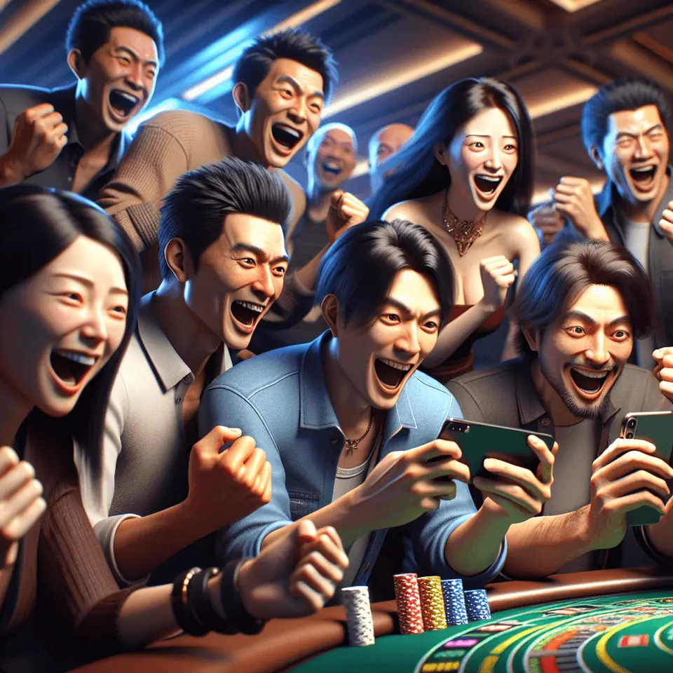 Joker123 slot game on a phone showing the RTP in the game info screen